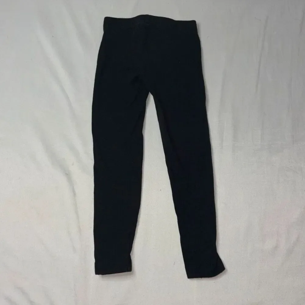 Wonder Nation Girls Black Stretch Leggings Size XS (4-5)